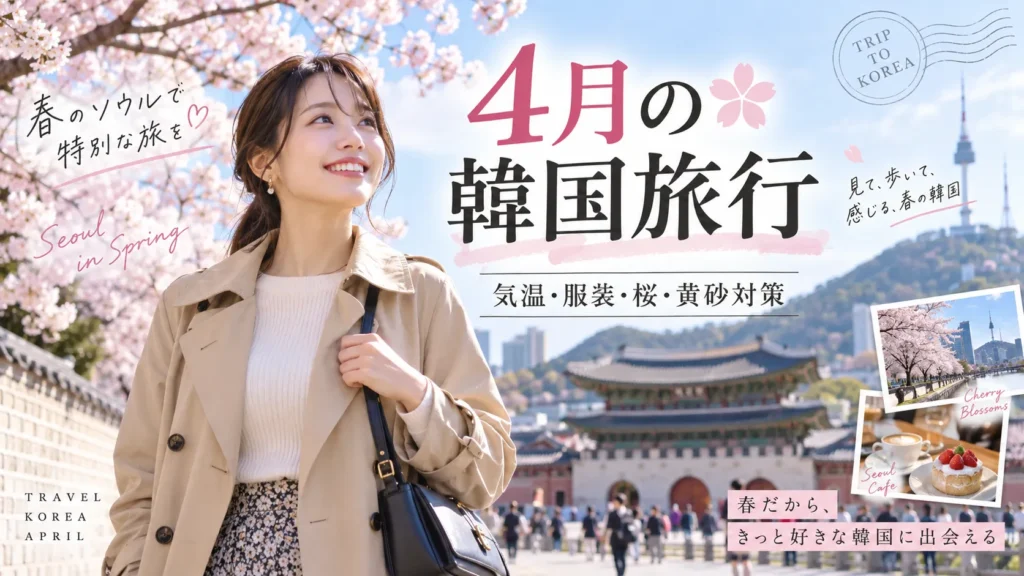 4月の韓国旅行|気温・服装・桜・黄砂・GW前後の注意点