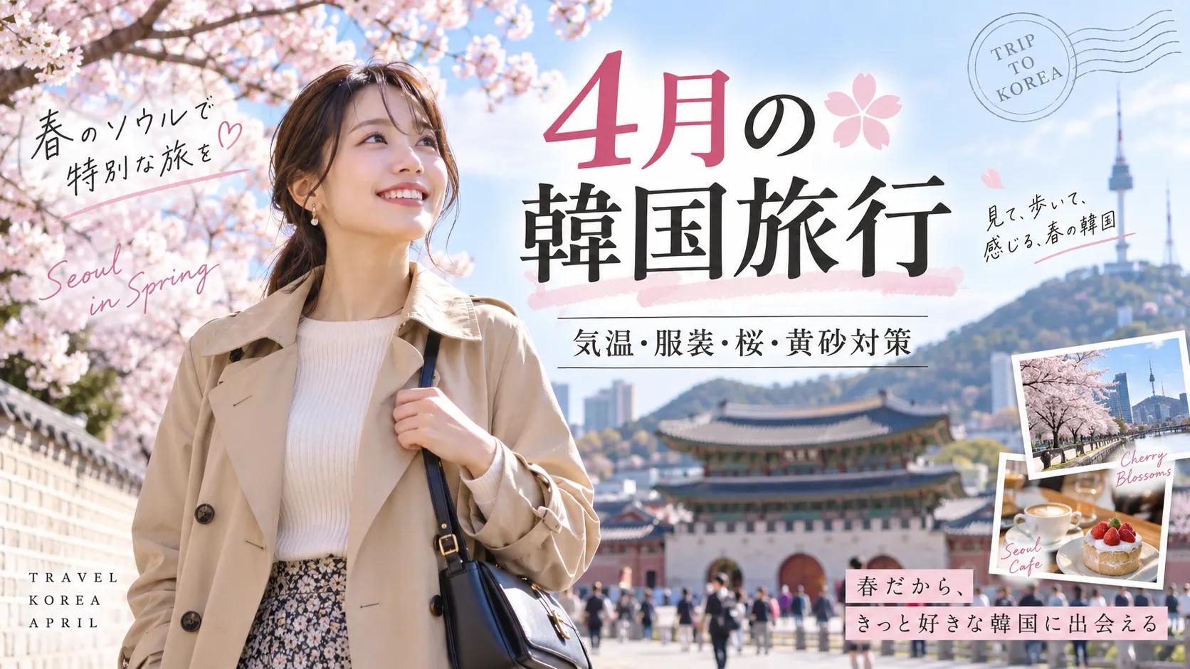 4月の韓国旅行｜気温・服装・桜・黄砂・GW前後の注意点