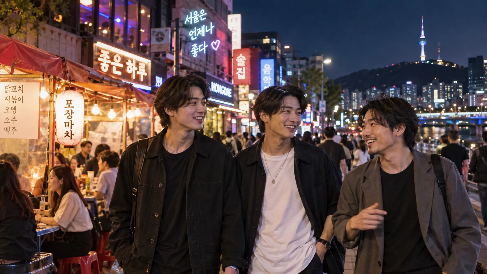 男同士の韓国旅行｜ソウルの夜遊び・バー・ポチャ・夜景の楽しみ方