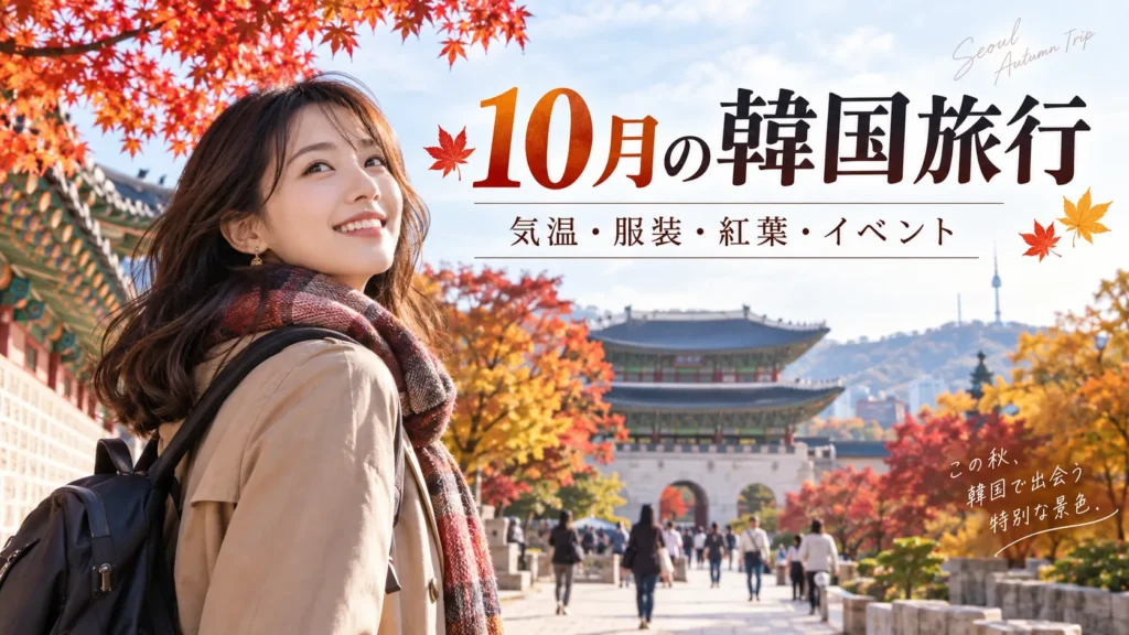 10月の韓国旅行｜気温・服装・紅葉・イベントと注意点