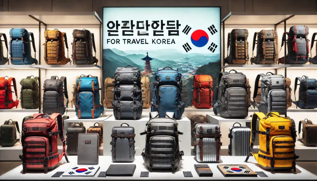 韓国旅行に人気のリュック選び