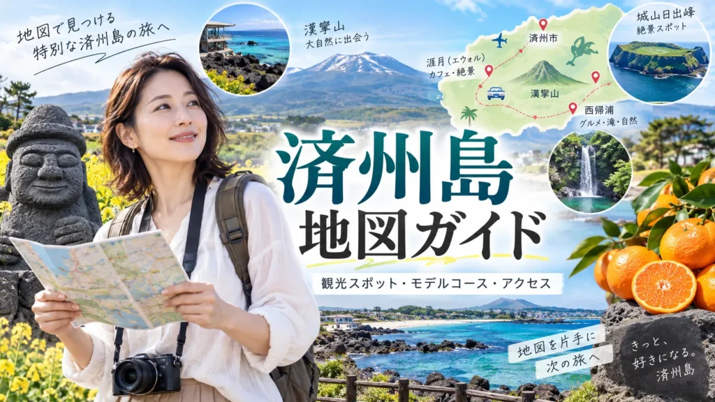 済州島の地図を日本語で確認|観光エリア・交通・回り方を解説