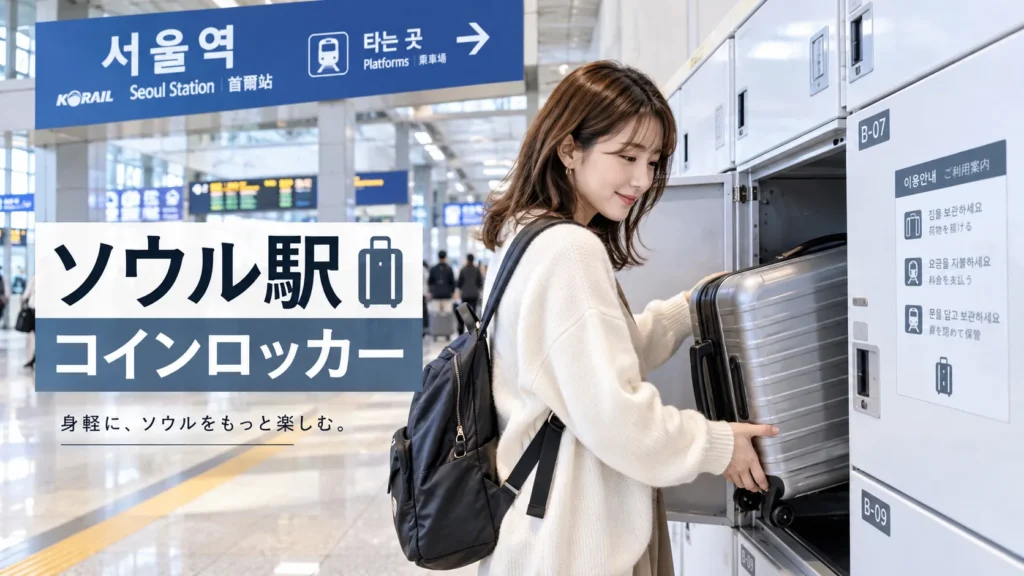 ソウル駅のコインロッカーはどこ？料金・荷物預かり・予約方法を解説
