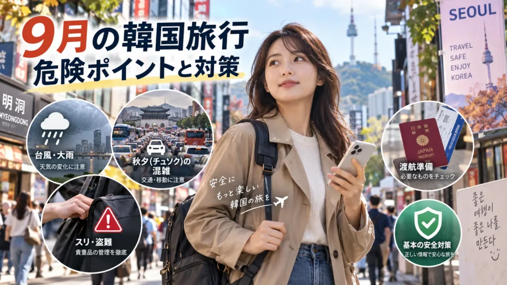 9月の韓国旅行は危険?秋夕・台風・治安で注意すること