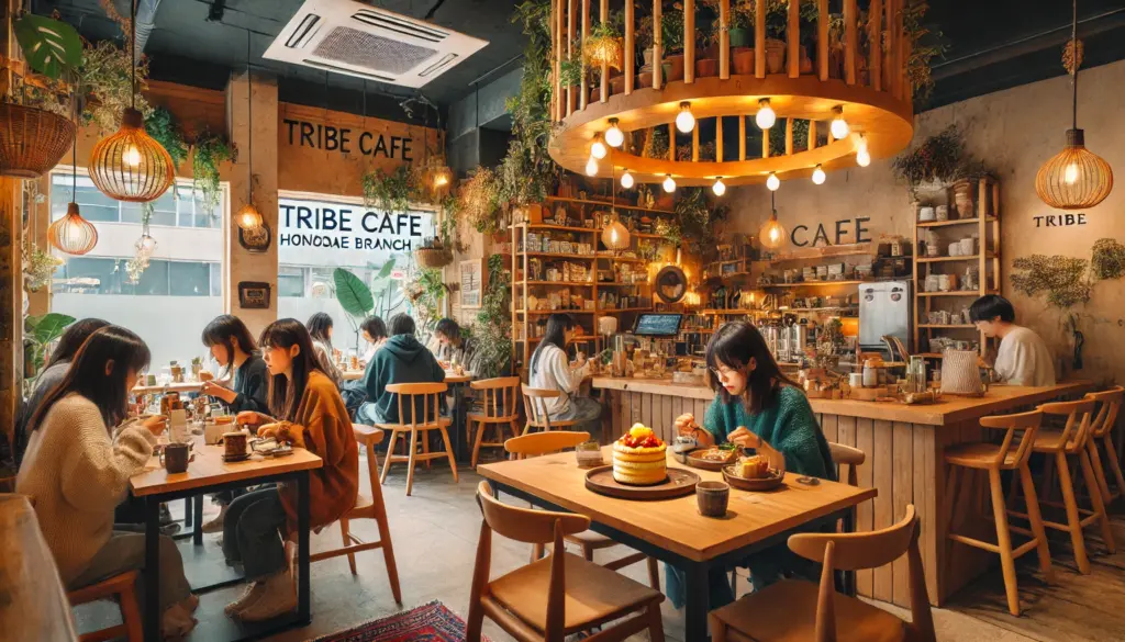 TRIBE Cafe (弘大店)｜済州（チェジュ）島のスフレパンケーキが絶品