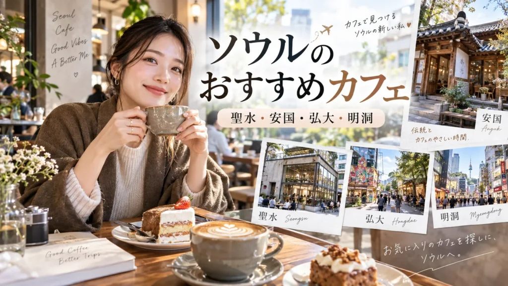 ソウルのおすすめカフェガイド｜聖水・安国・弘大・明洞などエリア別に紹介
