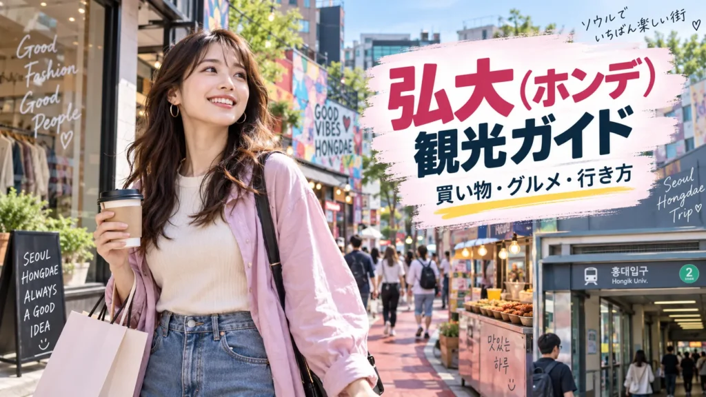 弘大（ホンデ）観光ガイド｜行き方・買い物・グルメ・おすすめの回り方