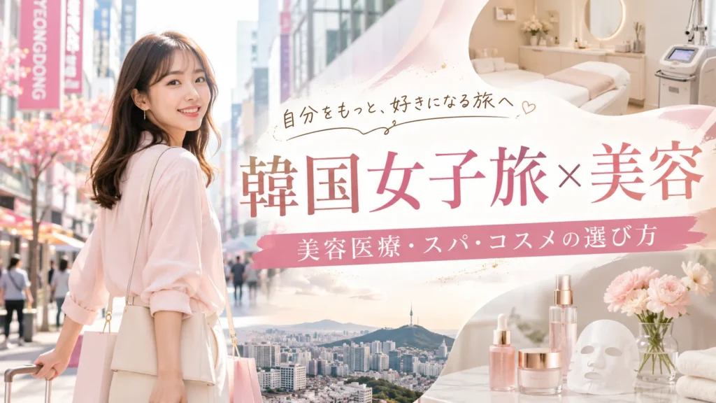 韓国女子旅で美容を楽しむには?美容医療・エステの選び方と旅程の組み方