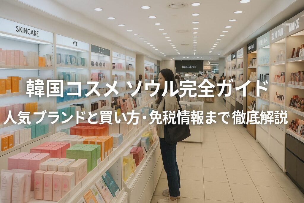ソウルの韓国コスメを完全攻略｜人気ブランドと買い方・免税情報まで