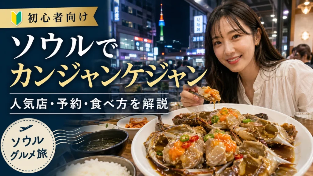ソウルでカンジャンケジャンを食べるなら?人気店・エリア・予約・食べ方を解説