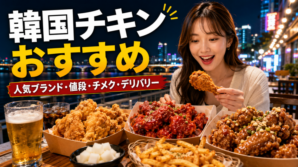 韓国チキンおすすめガイド|人気ブランド・味・値段・デリバリー・チメクを解説