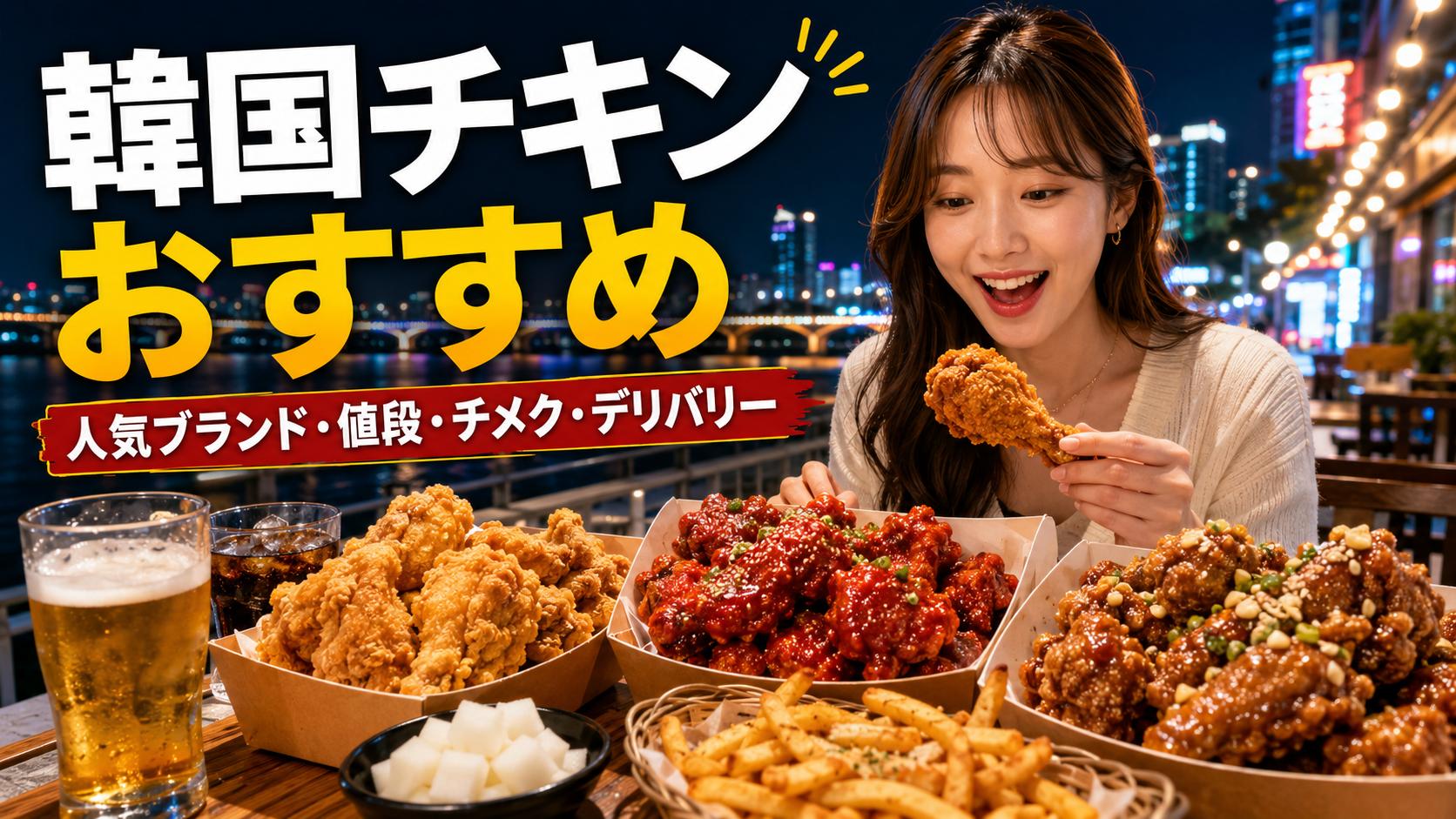 韓国チキンおすすめガイド｜人気ブランド・味・値段・デリバリー・チメクを解説